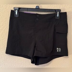 Roxy women's black “To Dye 7” cargo board shorts